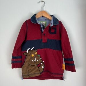 The Gruffalo Long Sleeve Rugby Shirt Size 8